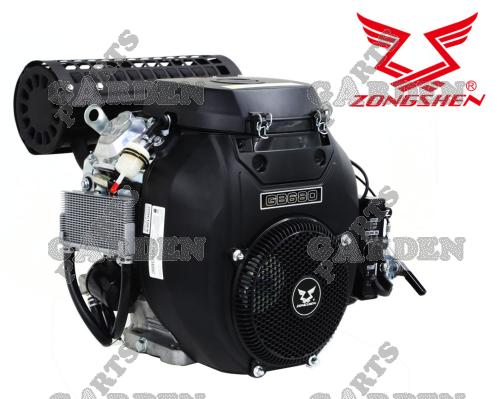 * MOTOR ZONGSHEN GB680 680cc 22 TWIN horisontaalne võll 25.4mm (ilma täiendavate allahindluste võimaluseta) 